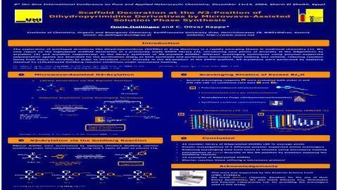 Scaffold Decoration at the N3-Position of Dihydropyrimidine Derivatives by Microwave-Assisted Solution Phase Synthesis