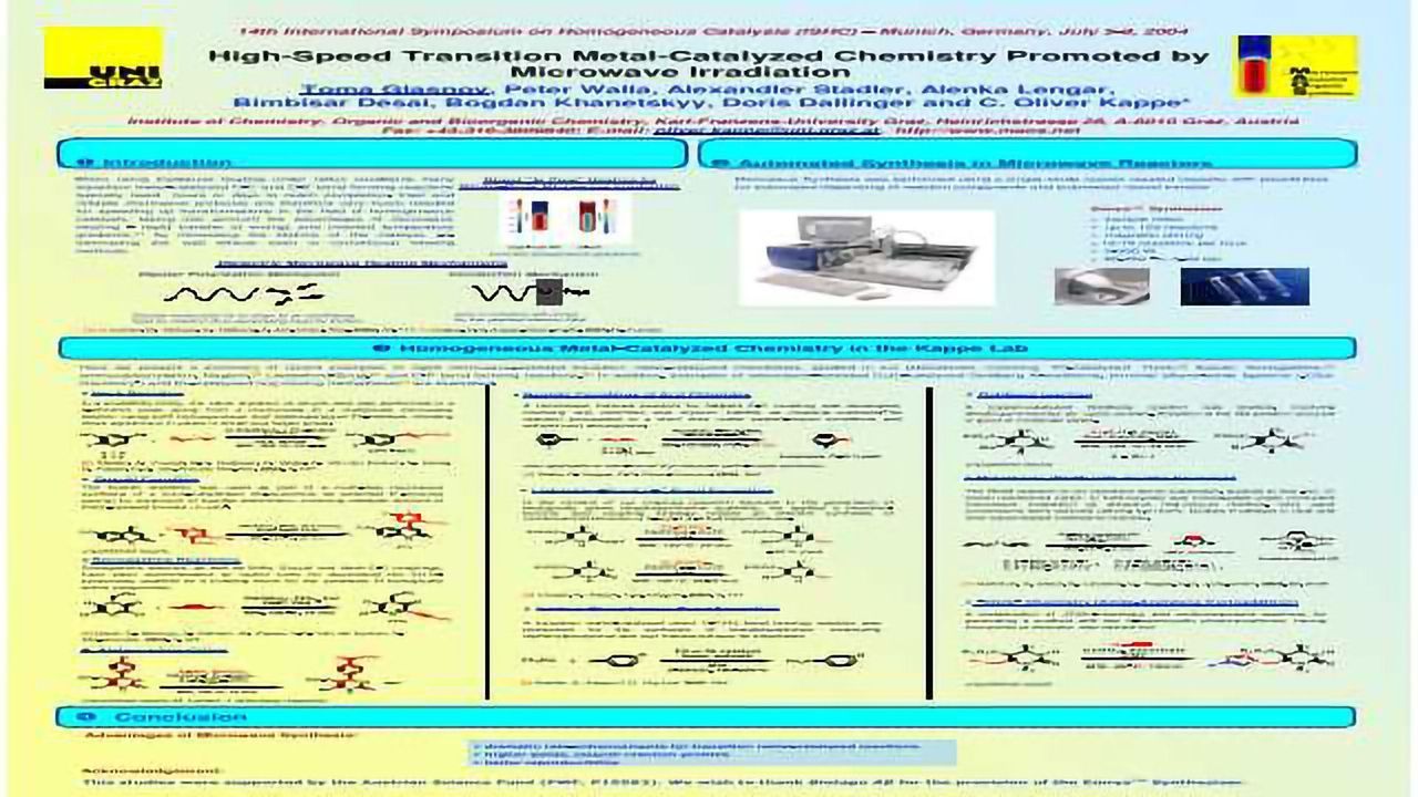 High-Speed Transition Metal-Catalyzed Chemistry Promoted by Microwave Irradiation