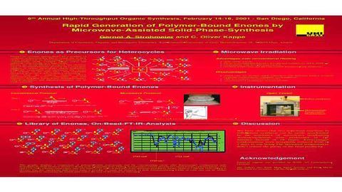 Rapid Generation of Polymer-Bound Enones by Microwave-Assisted Solid-Phase-Synthesis