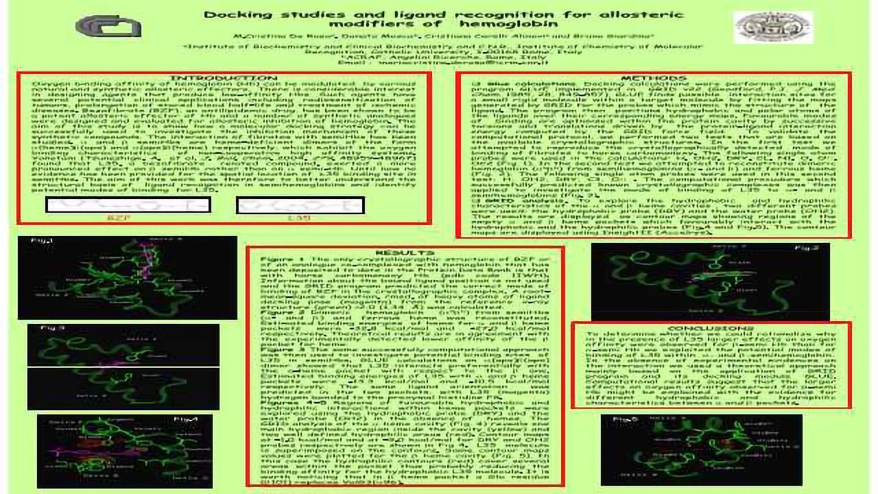 Docking Studies and Ligand Recognition for Allosteric Modifiers of Hemoglobin