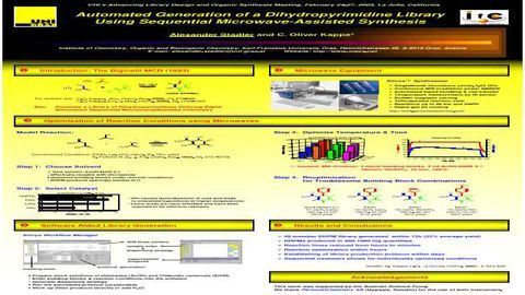 Automated Generation of a Dihydropyrimidine Library Using Sequential Microwave-Assisted Synthesis