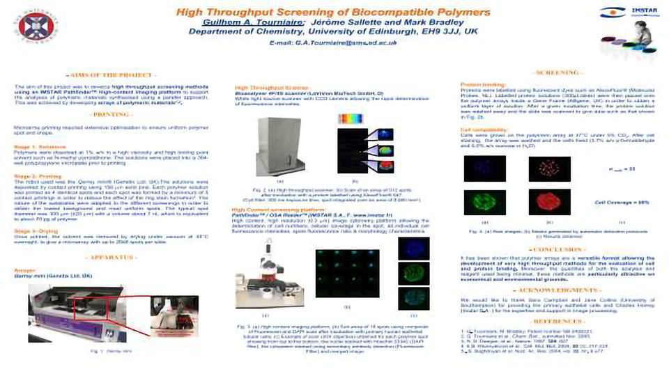 High Throughput Screening of Biocompatible Polymers content piece image