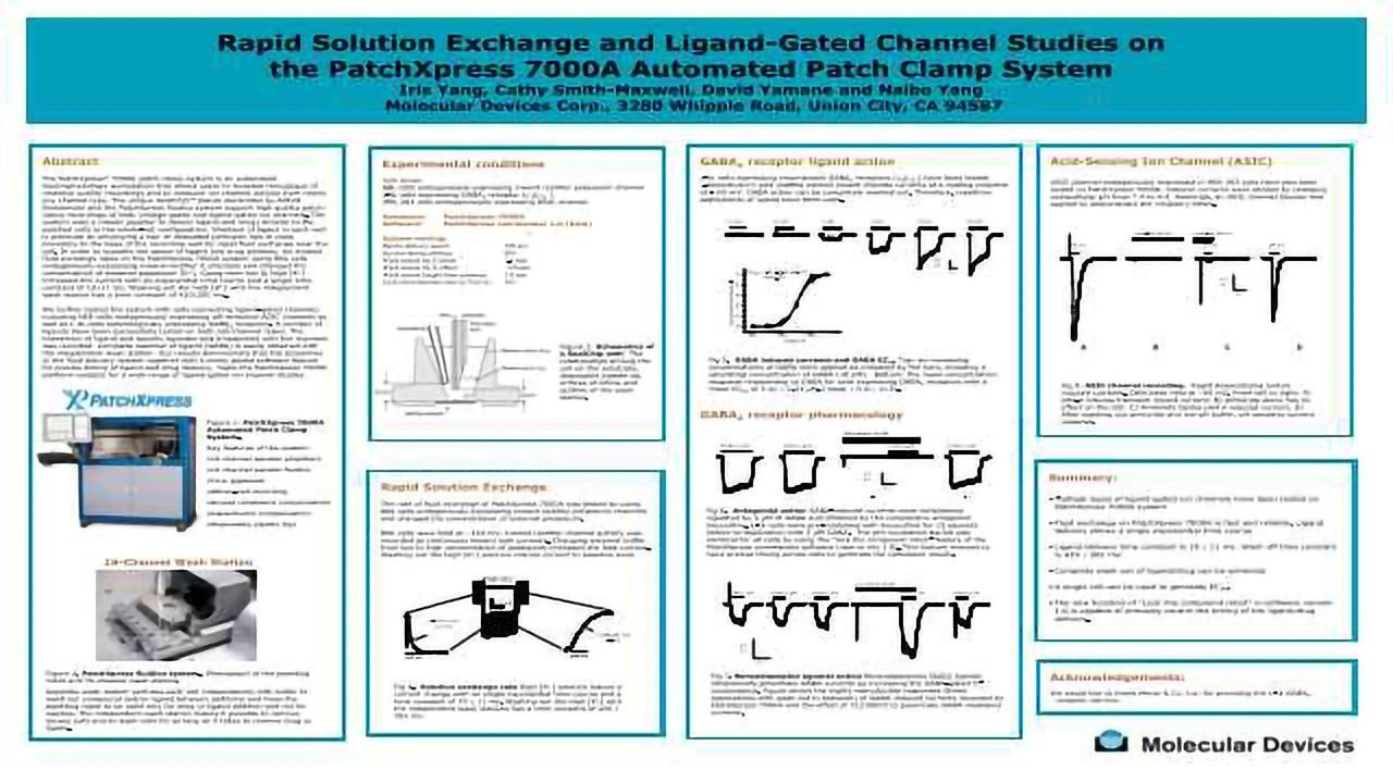 Rapid Solution Exchange and Ligand-Gated Channel Studies on the PatchXpress 7000A Automated Patch Clamp System