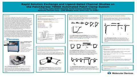 Rapid Solution Exchange and Ligand-Gated Channel Studies on the PatchXpress 7000A Automated Patch Clamp System
