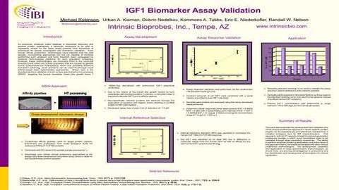 IGF1生物标志物测定验证