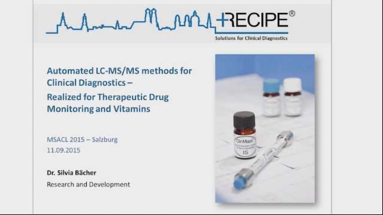 Automated LC-MSMS methods for Clinical Diagnostics - Realized for therapeutic drug monitoring and vi