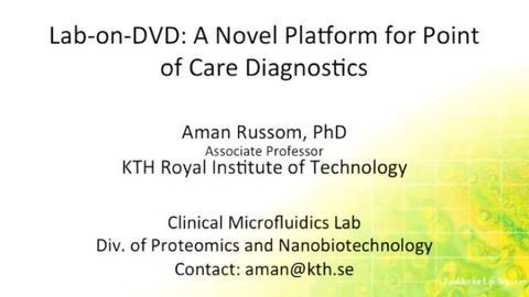 Lab-on-DVD: A Novel Platform for Point of Care Diagnostics