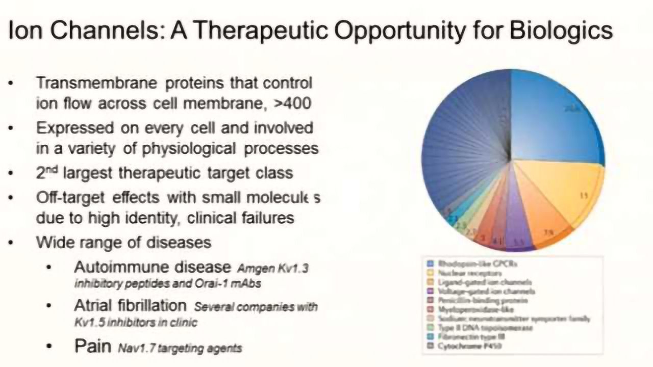 Targeting ION Channels with Biologics