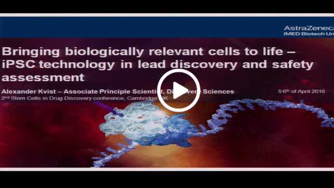 Bringing Biologically Relevant Cells to Life - iPSC Technology in Discovery and Safety Assessment
