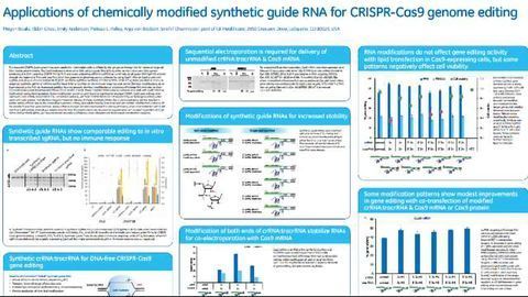 化学改性合成引导RNA对CRISPR-CAS9基因组编辑的应用