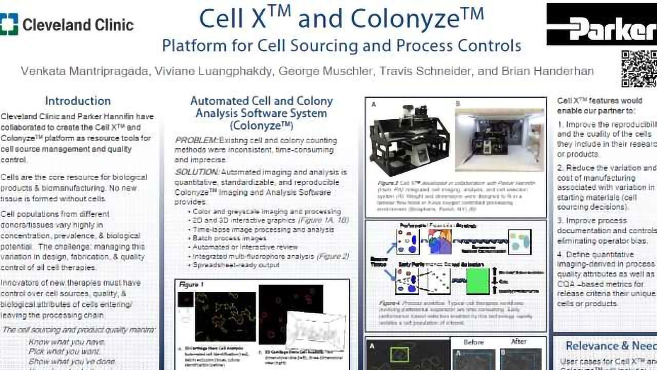 Cell X and Colonyze Platform for Cell Sourcing and Process Controls