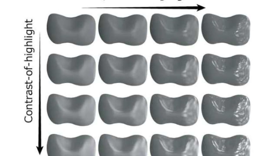 Neurons express 'gloss' using three perceptual parameters content piece image