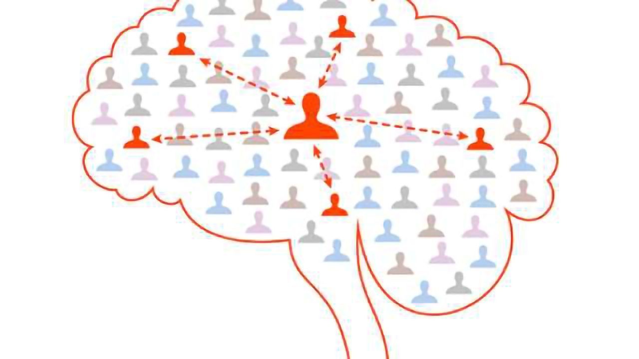 The brain’s social network: Nerve cells interact like friends on Facebook