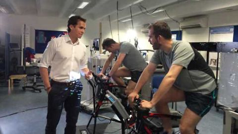 Stimulating the brain makes exercising the legs feel easier