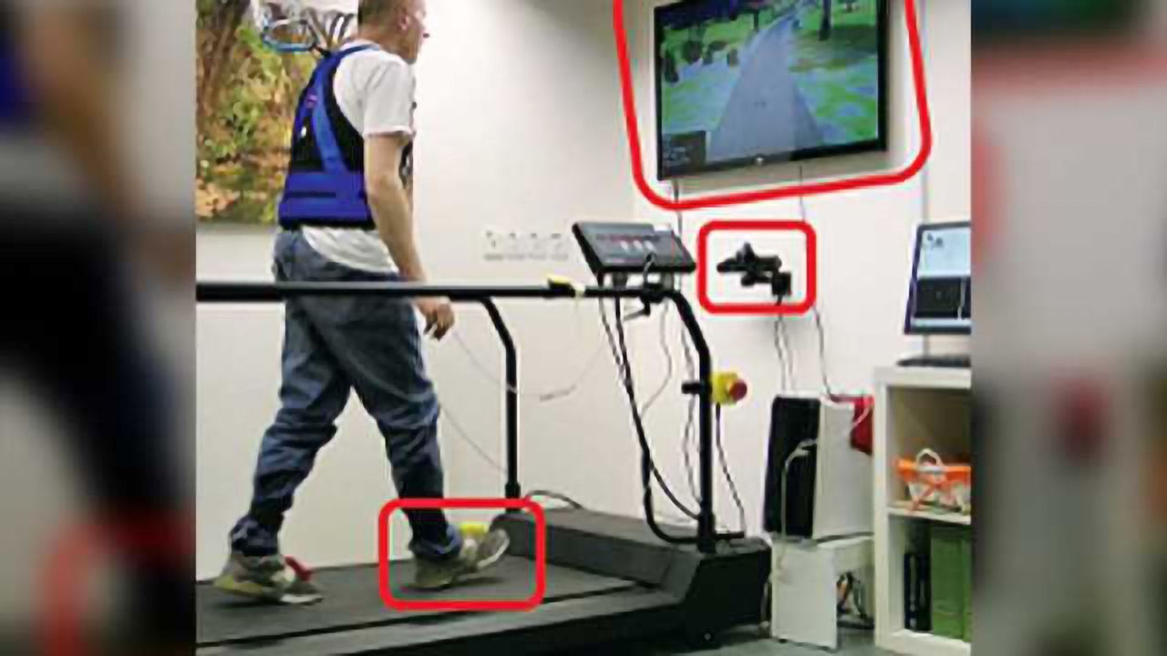 Combined virtual reality–treadmill training may prevent falls associated with Parkinson's and other disorders