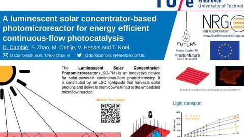 A luminescent solar concentrator-based photomicroreactor for energy efficient continuous-flow photocatalysis