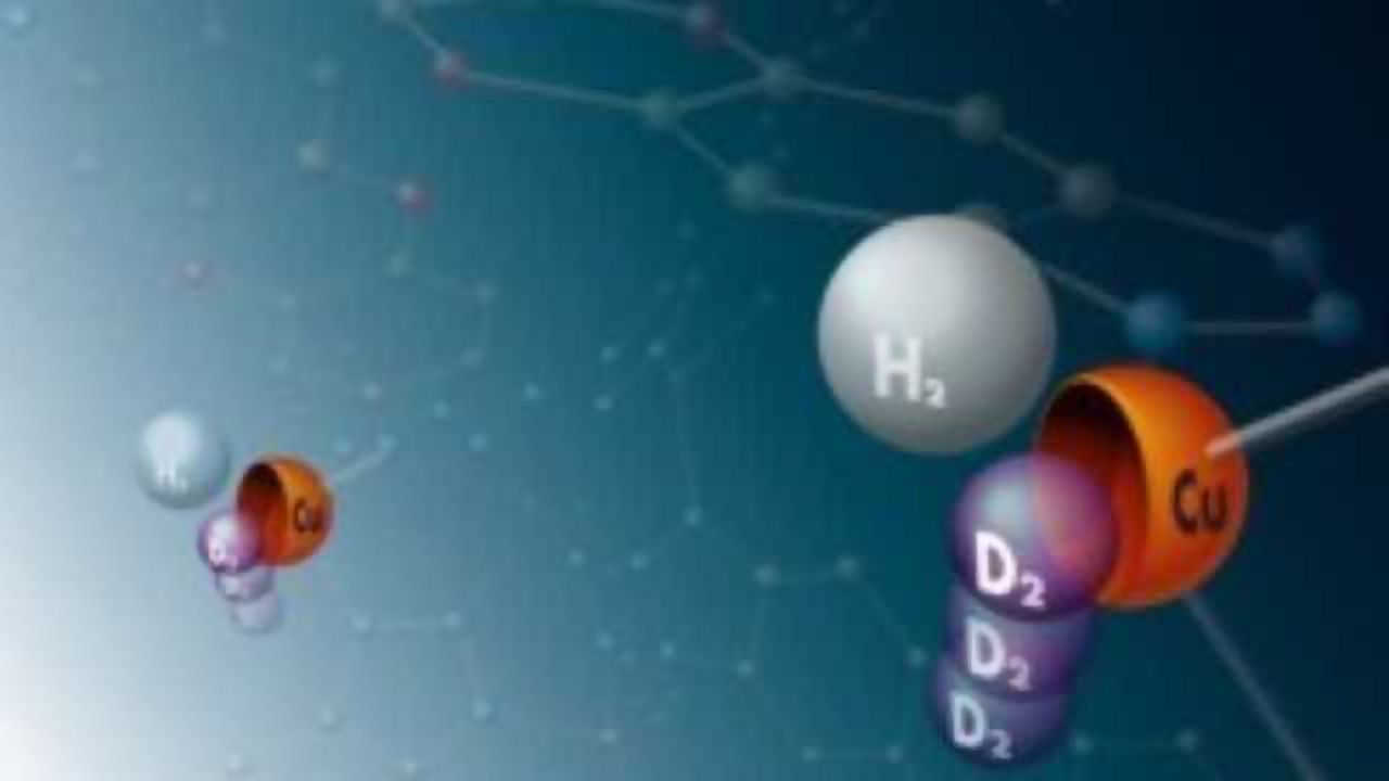 Deuterium and Tritium Separated Using a Functionalized Metal-Organic Framework