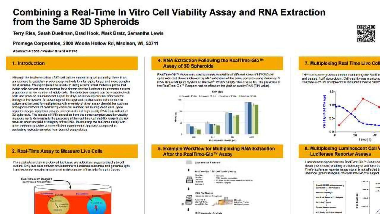 Combining a Real-Time In Vitro Cell Viability Assay and RNA Extraction from the Same 3D Spheroids