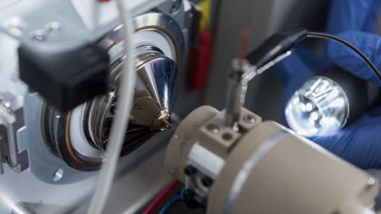 Tiny “Tornado” Boosts Performance of Electrospray Ionization Mass Spectrometry