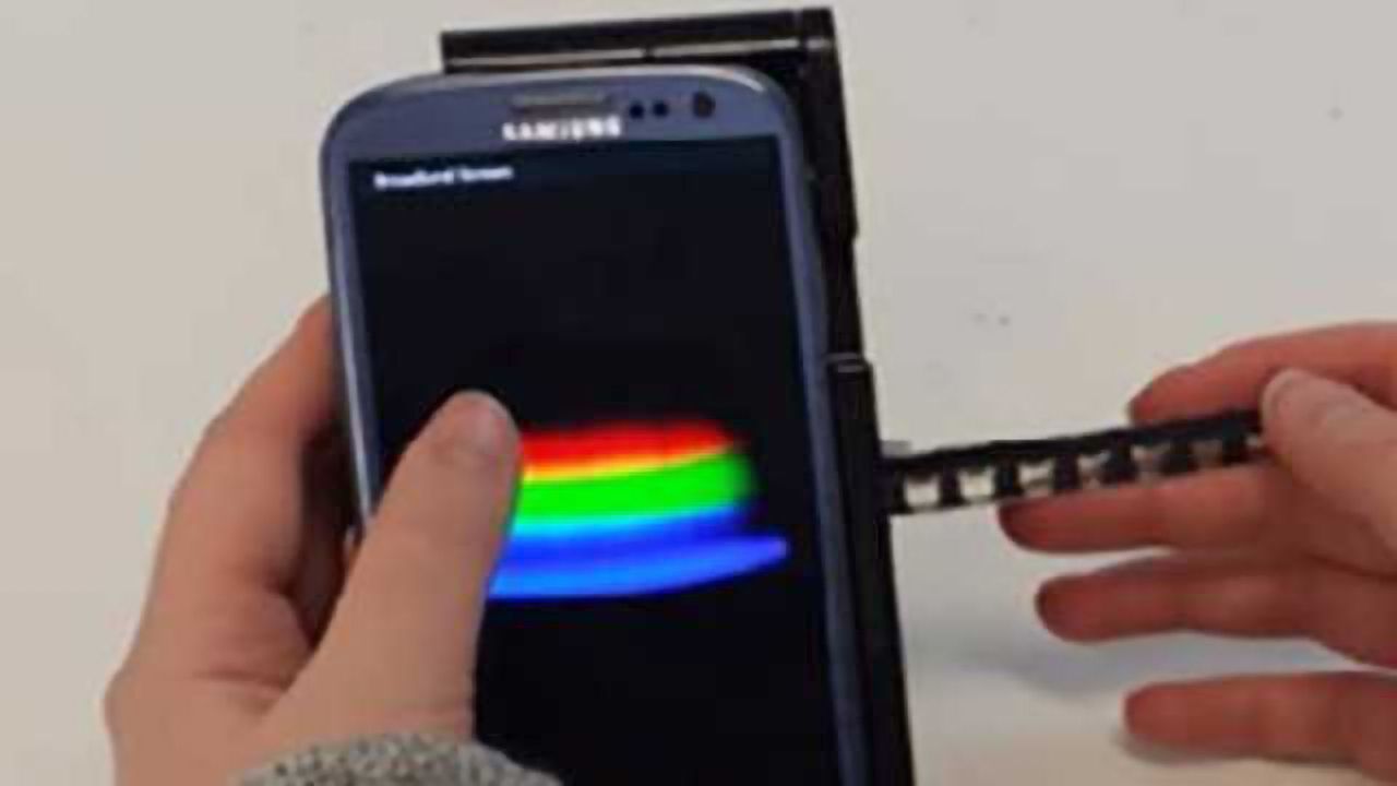 Handheld Spectral Analyzer Turns Smartphone into Diagnostic Tool
