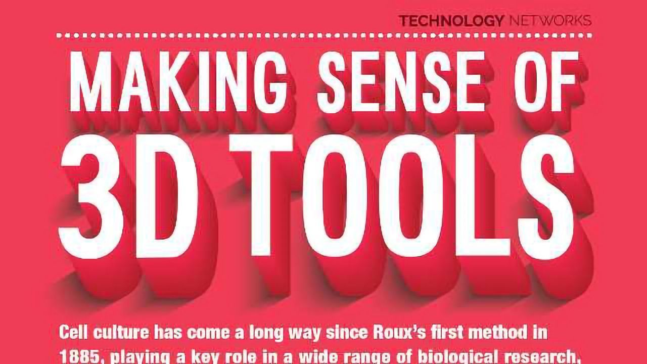 Cell Culture: Making Sense of 3D Tools