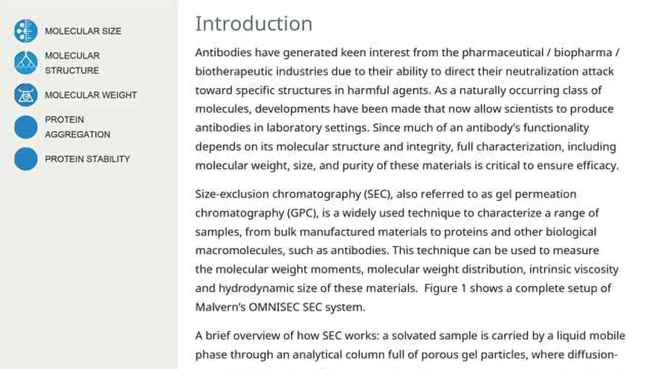 The Power of Multi-Detector SEC in the Analysis of Antibodies