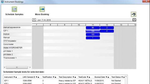 iPlanner Module For Matrix Gemini LIMS Allows Optimisation Of Laboratory Instrument Usage