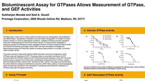 GTPases的生物发光测定允许测量GTPase，GAP和GEF活动