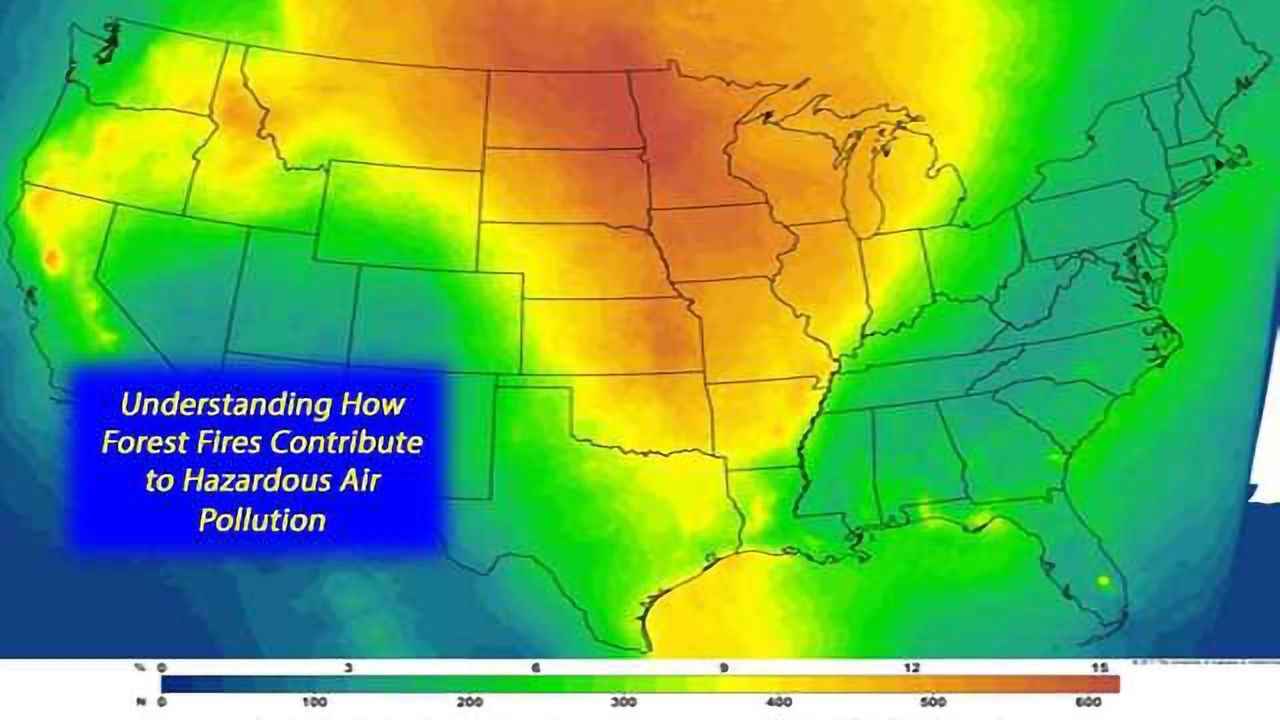 Link Discovered Between Forest Fire Smoke and Pollution Events