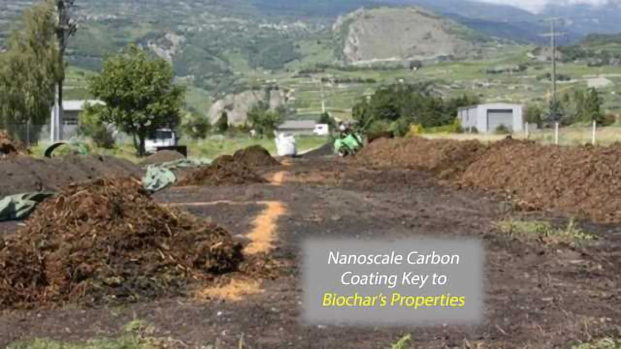 Carbon Coating Gives Biochar its Garden-Greening Power