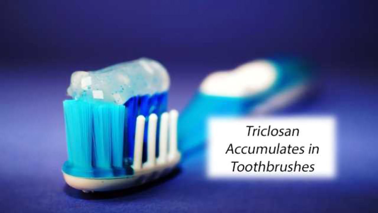 Triclosan Accumulates in Toothbrushes, Potentially Prolonging Users’ Exposure