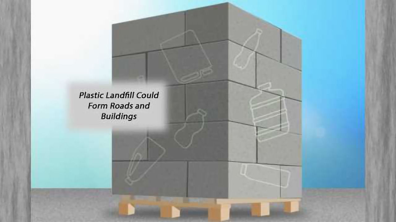 Concrete Fortified by Adding Recycled Plastic