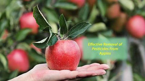 A Better Way to Wash Pesticides off Apples