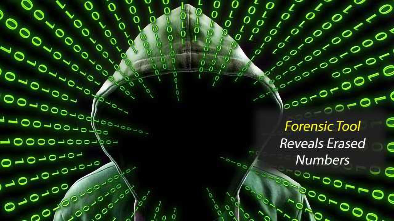 A New Advanced Forensics Tool: Recovering Erased Serial Numbers in a Polymer