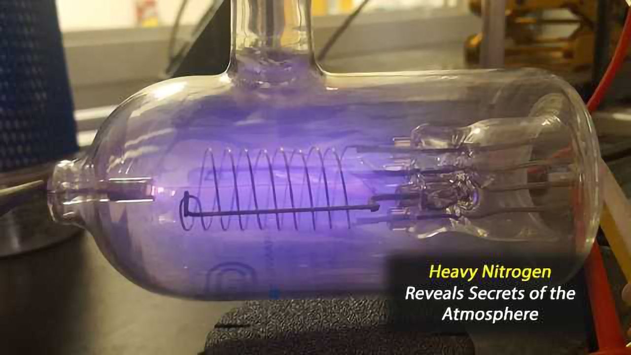 Heavy Nitrogen Molecules Reveal Planetary-Scale Tug-of-War
