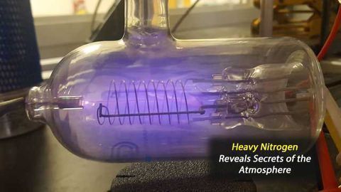 Heavy Nitrogen Molecules Reveal Planetary-Scale Tug-of-War