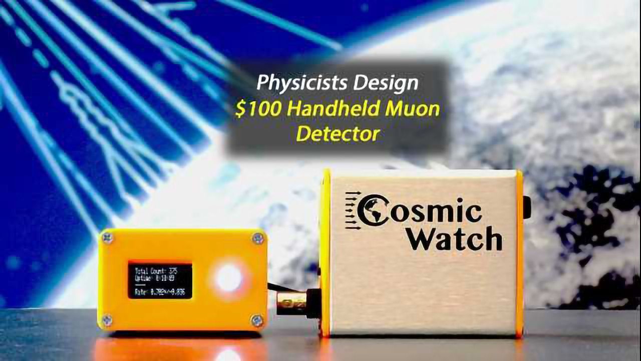 Physicists Design $100 Handheld Muon Detector