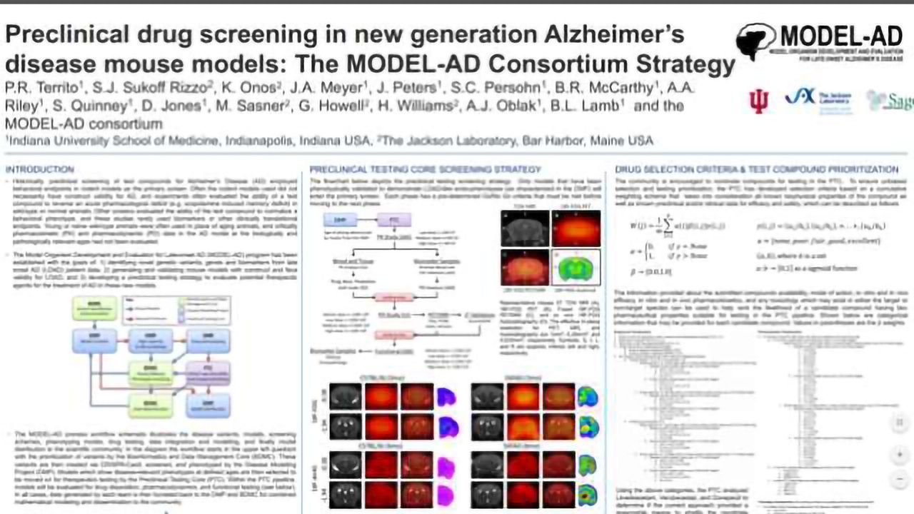 Preclinical drug screening in new generation Alzheimer’s disease mouse models: The MODEL-AD Consortium Strategy