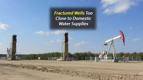 Hydraulically Fractured Wells Too Close to Domestic Groundwater Systems