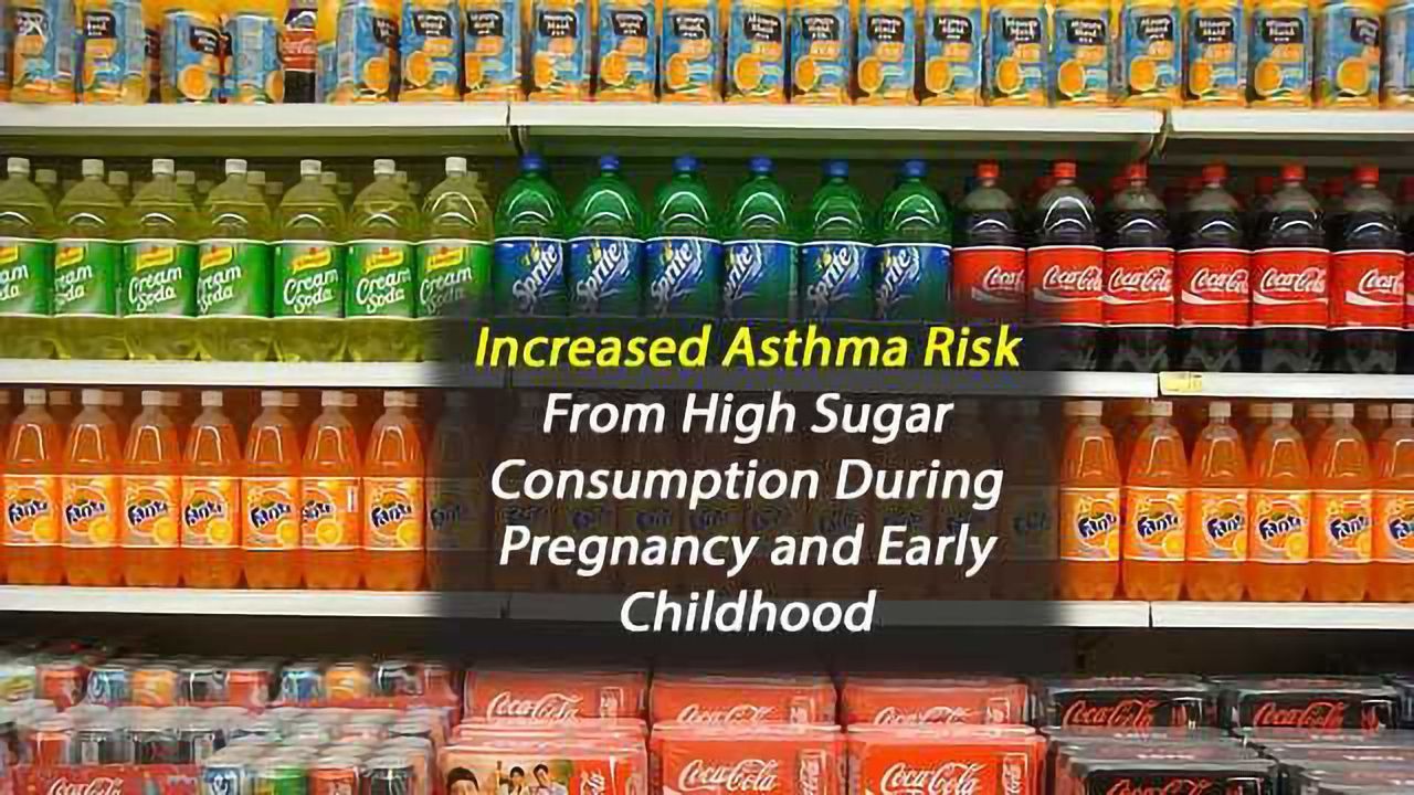 Consuming Sugary Drinks During Pregnancy May Increase Asthma Risk in Mid-Childhood