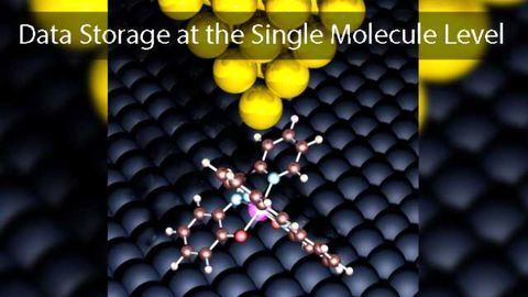 Data Storage at the Single Molecule Level