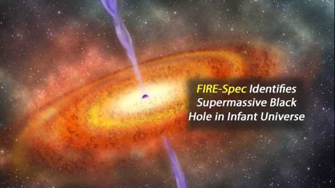 Scientists Observe Supermassive Black Hole in Infant Universe