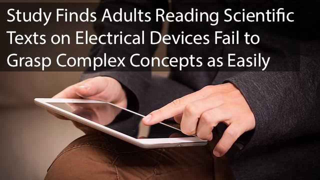 Reading on Electronic Devices Hinders Understanding of Scientific Concepts
