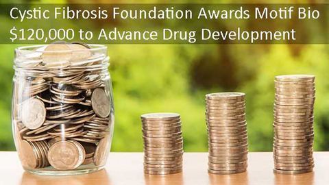Motif Bio Receives Award from Cystic Fibrosis Foundation