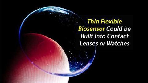 Tiny Flexible Biosensor Could Monitor Glucose Levels in Tears and Sweat