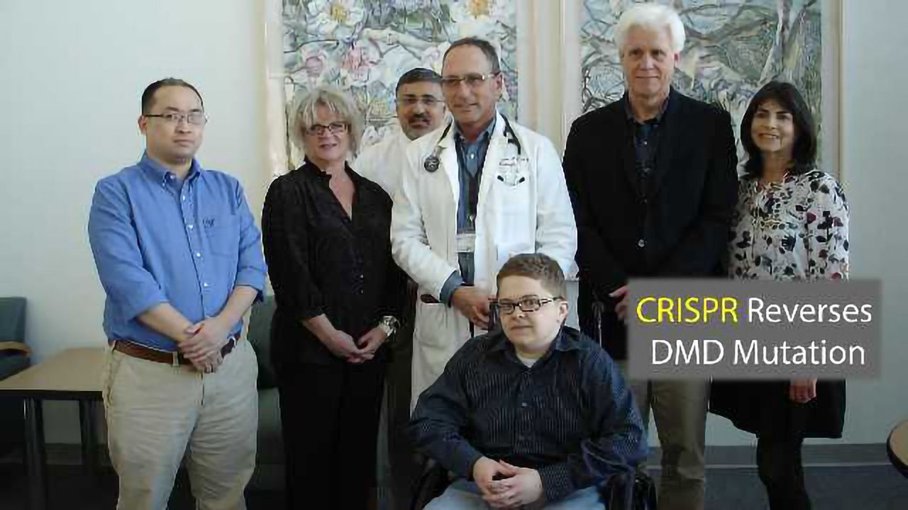 CRISPR-Cas9 Corrects Mutations in Muscular Dystrophy Patients' Cells