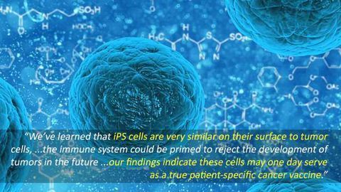 Induced Pluripotent Stem Cells Could Serve as Cancer Vaccine