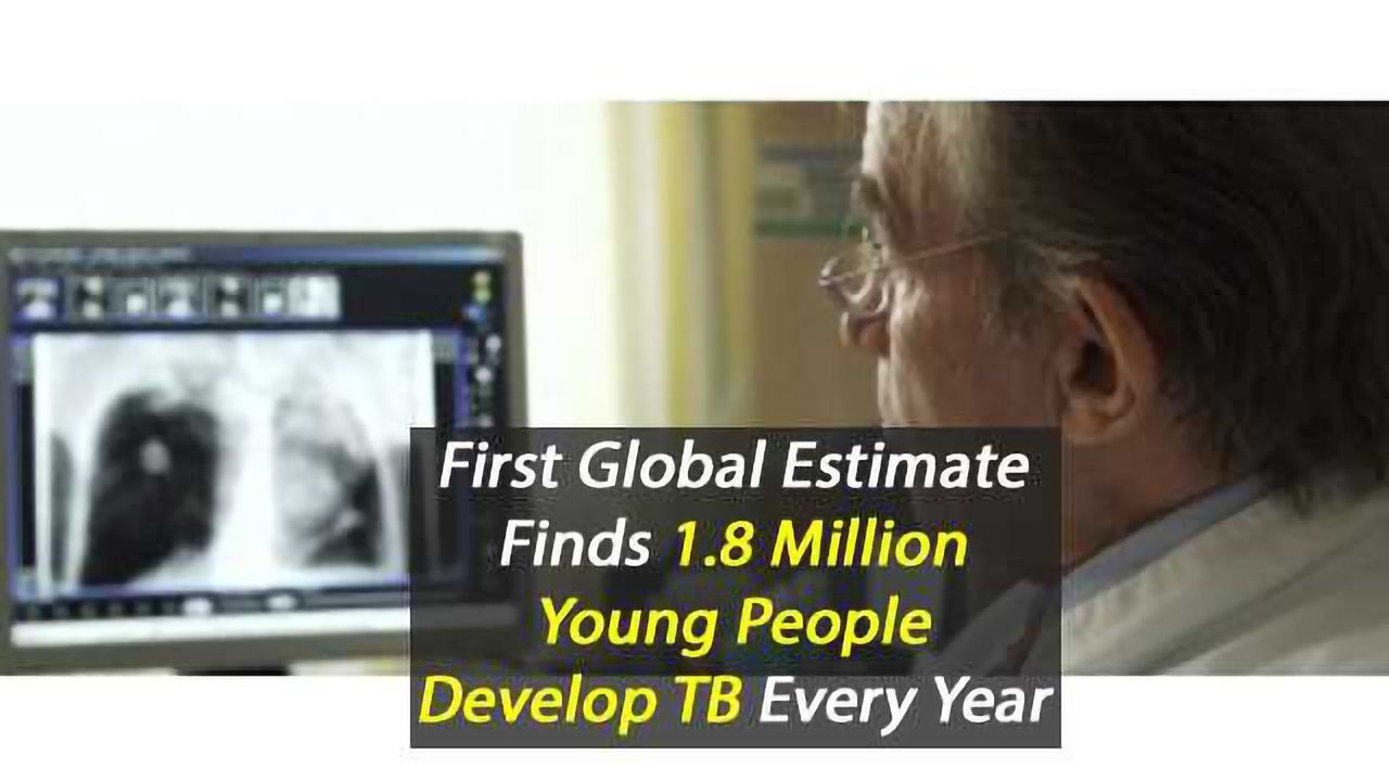 First Global Estimate Finds 1.8 Million Young People Develop TB Every Year