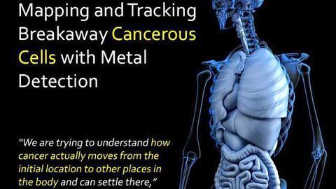 Mapping and Tracking Breakaway Cancerous Cells with Metal Detection