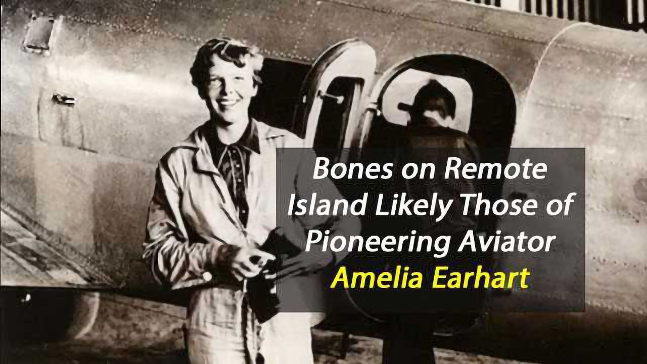 Bones on Remote Island are Amelia Earhart's